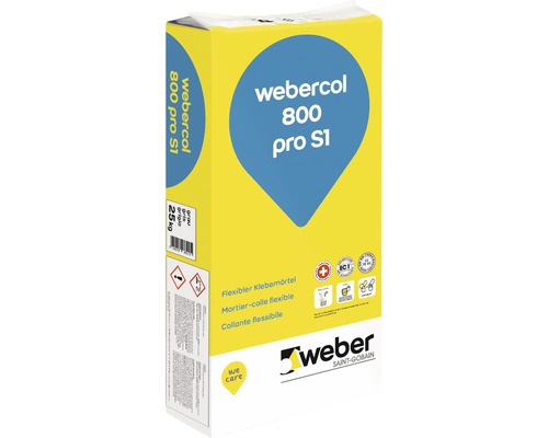 Weber 800 pro S1 grau Flex Klebemörtel 25 kg