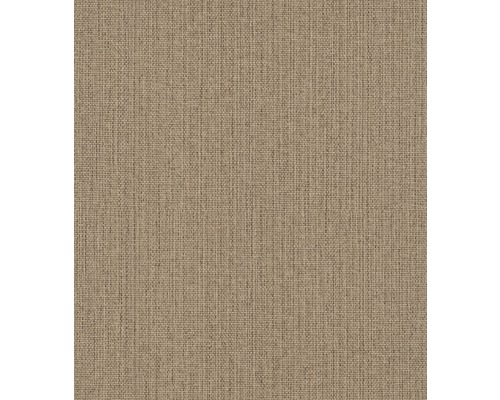 Papier peint intissé 407914 Kimono uni marron Gros plan de tissu textile