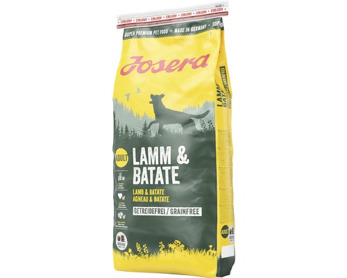 Croquettes pour chiens Josera agneau et batate 12.5 kg Josera Adult Agneau et Patate douce Aliments secs pour chiens