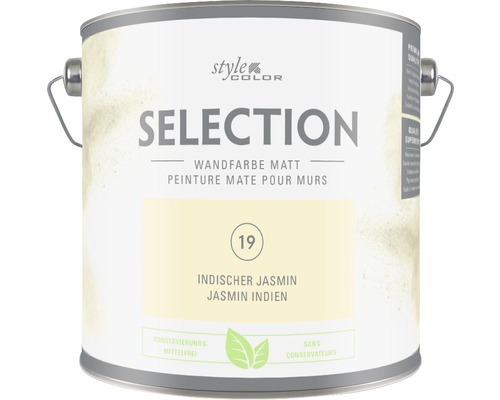 Peinture murale Premium StyleColor SELECTION sans conservateur Jasmin indien 2,5 l-0