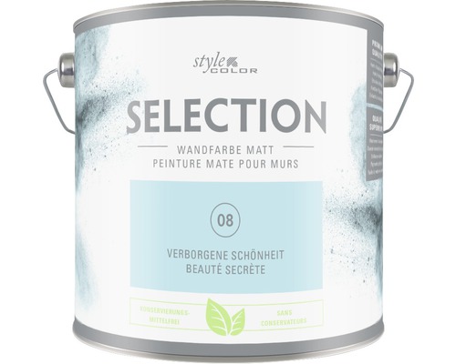 Peinture murale Premium StyleColor SELECTION sans conservateur Beauté secrète 2,5 l