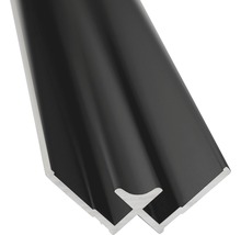 Profilé d''angle en aluminium noir