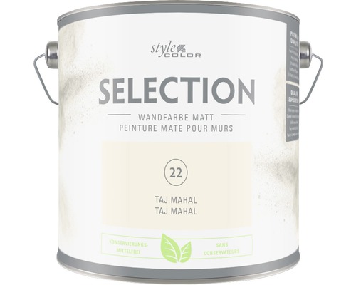 Peinture murale Premium StyleColor SELECTION sans conservateur Taj Mahal 2,5 l