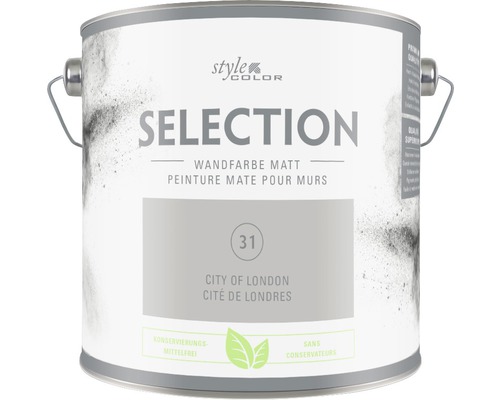 Peinture murale Premium StyleColor SELECTION sans conservateur Cité de Londres 2,5 l