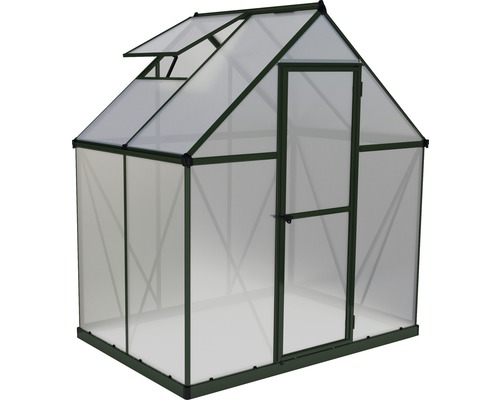 Serre avec porte et fenêtre pour la culture de plantes