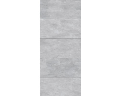 Panneau mural de douche BREUER - grand carreau gris 255 x 100 cm 9482519000203 Long carreau mural gris aspect pierre