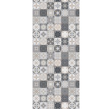 Motif de carreaux avec des motifs floraux et géométriques