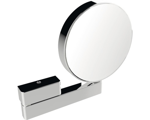 Miroir de maquillage Emco prime 3/7 fois Ø 202 mm bras articulé chrome