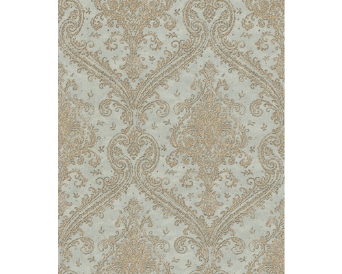 Papier peint intissé 420531 Saphira Classic-Chic bleu Papier peint à motifs ornementaux