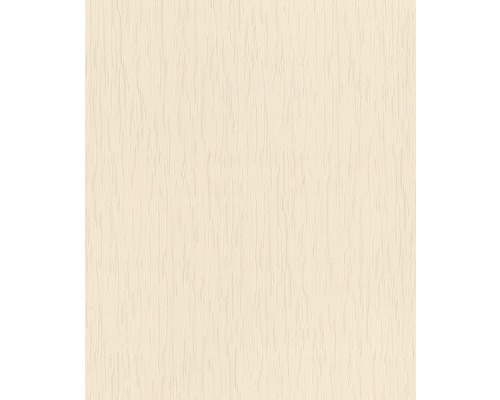 Papier peint intissé 539257 Saphira uni beige Papier peint avec motif de structure verticale