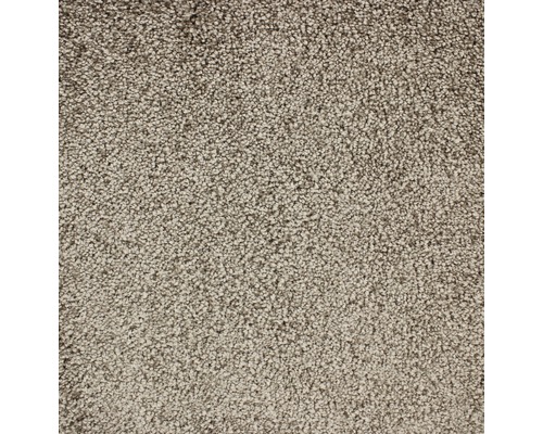 Spannteppich Velours Charisa sand 400 cm breit (Meterware)