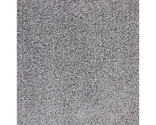 Spannteppich Velours Charisa grau 400 cm breit (Meterware)
