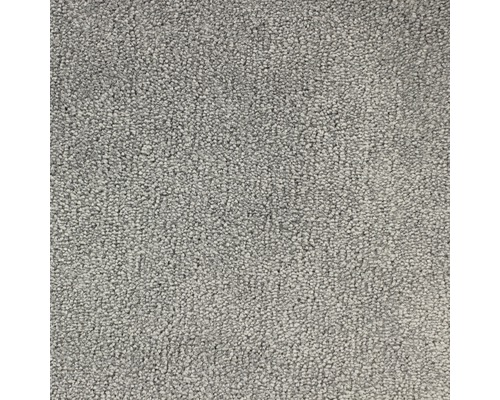 Moquette velours Palma pierre largeur 500 cm (au mètre) Gros plan d''une moquette grise