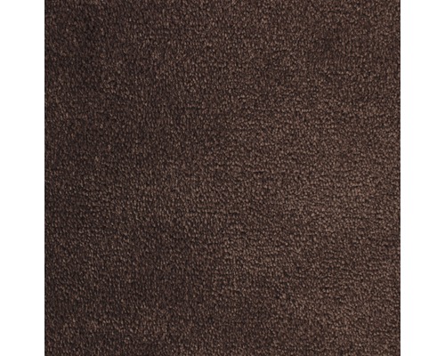 Moquette velours Palma chocolat largeur 400 cm (au mètre)