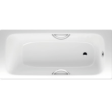 Baignoire avec poignées et bonde