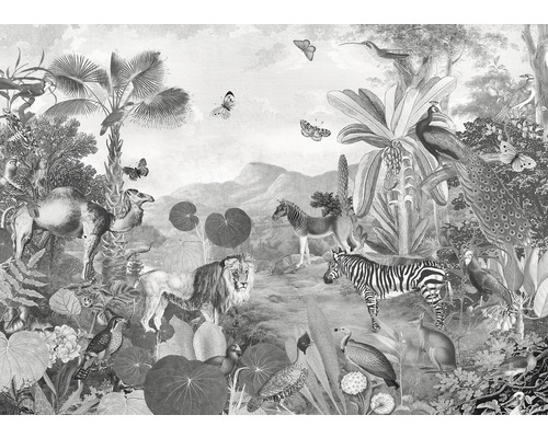 Papier peint panoramique intissé X7-1016 Flora and Fauna 7 pces 350 x 250 cm
