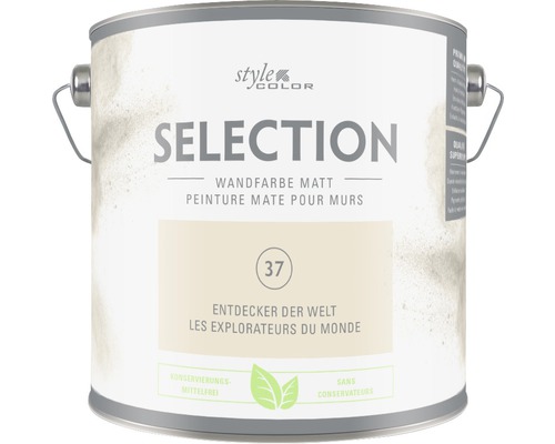 Peinture murale Premium StyleColor SELECTION sans conservateur Explorateurs 2,5 l-0