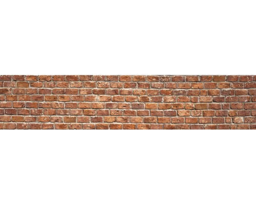Crédence de cuisine mySpotti Splash Splash Brickwall aspect mur de pierre 2800 x 600 mm SP-F2-945 Maçonnerie en briques