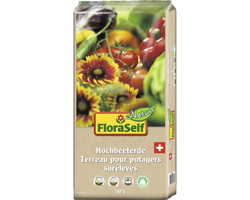 Hochbeeterde Floraself Nature® 50 l
