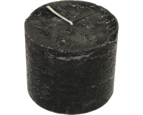 Citronella Kerze aus Recylematerial H 12 cm Kohle