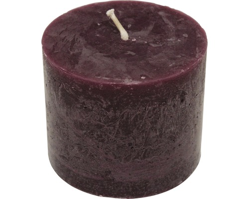 Citronella Kerze aus Recylematerial H 12 cm rot