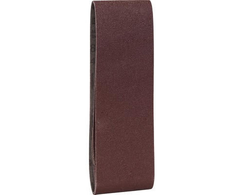 Bosch Ensemble de bandes abrasives X440 K60, K80 et K100 75 x 457 mm 3 pièces Bande abrasive pour ponceuse à bande
