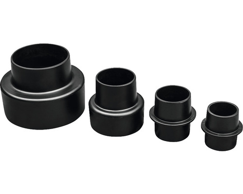 Ensemble de quatre adaptateurs d''aspirateur en plastique