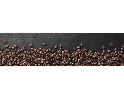 Crédence de cuisine mySpotti Splash Marco motif grains de café 2200 x 600 mm SP-F1-1814