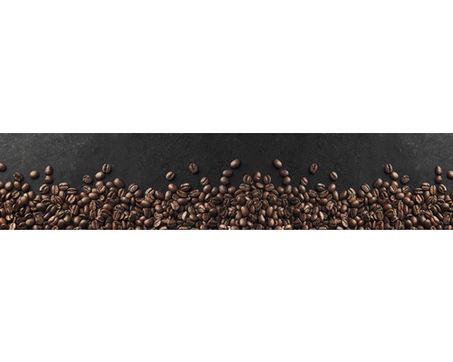 Crédence de cuisine mySpotti Splash Marco motif grains de café 2800 x 600 mm SP-F2-1814