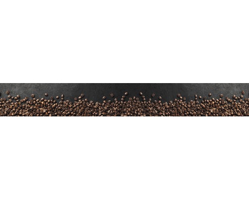 Küchenrückwand mySPOTTI splash Bildmotiv Kaffeebohnen 450x60 cm