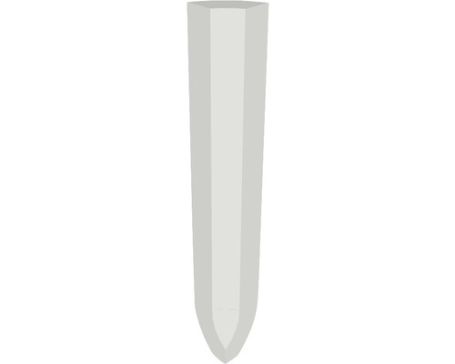 Angle intérieur pour plinthe à gorge gris 2x10 cm Poteau individuel pour clôtures