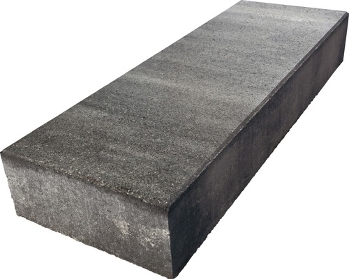 Beton Blockstufe iStep Pure weiss-schwarz 100 x 35 x 15 cm