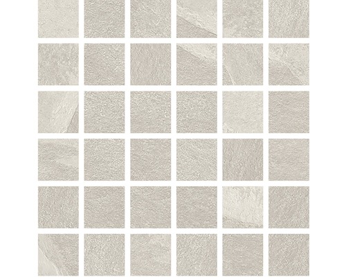 Mosaïque en grès cérame Revenant sand 30x30 cm Carrelage mosaïque à motif carré
