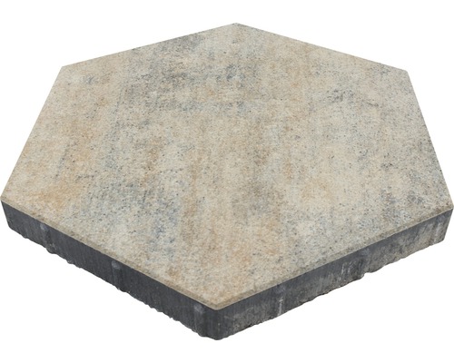 Dalle de pavage hexagonale en pierre