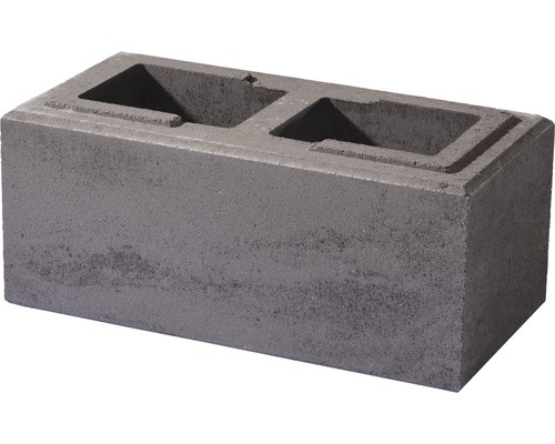 Bloc de béton creux gris