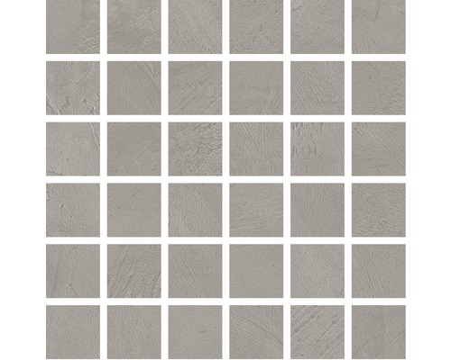 Mosaïque en grès cérame Velvet terra 30x30 cm Carreaux de mosaïque en grès cérame, disposés en carré
