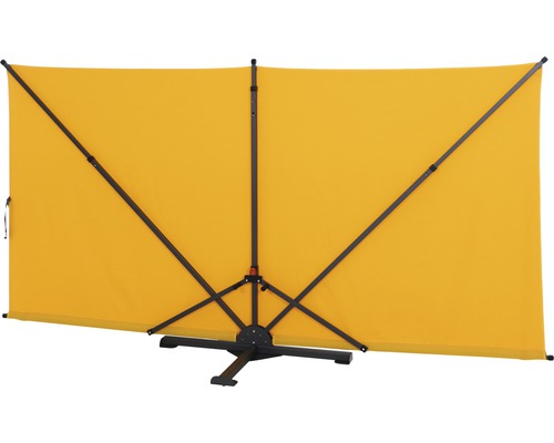 Pare-vue jaune avec cadre noir pour l''extérieur
