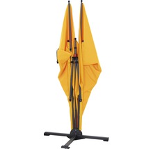 Parasol plié avec support