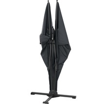 Parasol plié avec support