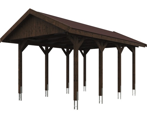 Holz Carport mit Dach