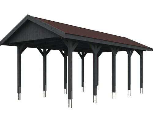Holzcarport mit Dach