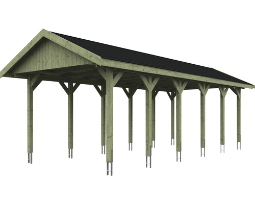 Holzcarport mit Dach