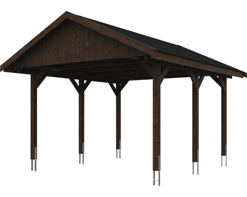 Holzcarport mit Dach für den Garten oder die Einfahrt