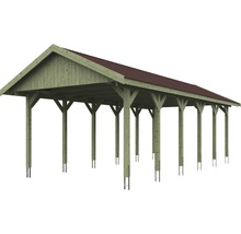 Holzcarport mit Dach