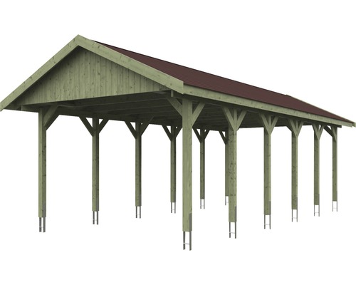 Holzcarport mit Dach