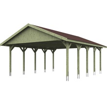 Holzcarport mit Dach