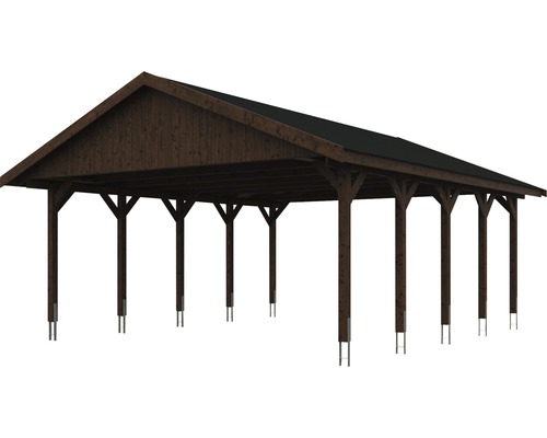 Holz Carport mit Satteldach