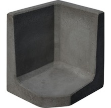 Élément d''angle en béton pour aménagement de jardin
