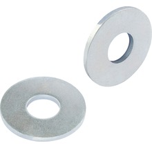 Zwei Unterlegscheiben aus Metall