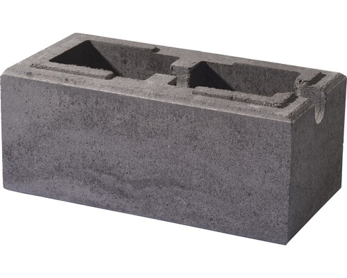 Pierre de parement grise avec évidements